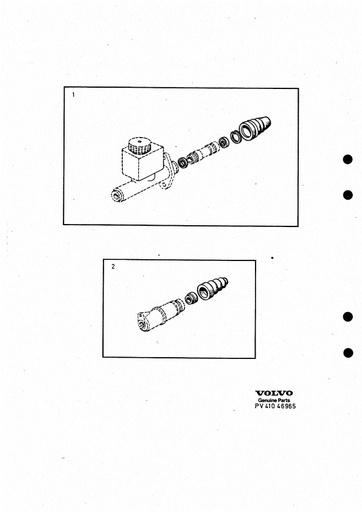 Koppelingscilinders Reparatiekit