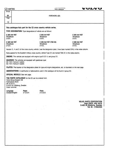 C303 Modelinformatie
