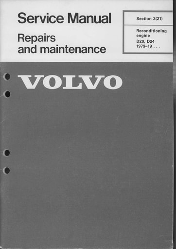 1979 e v  D20, D24 Reconditioning