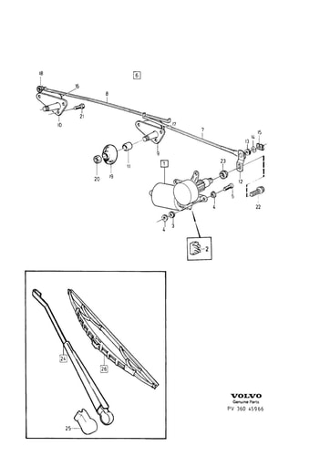 Ruitenwissersysteem RHD 1