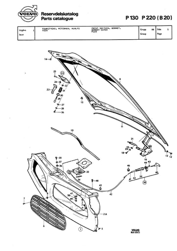 P220 Front, Motorkap, Grill