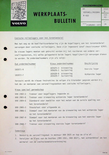 Bulletin M400 164 '72