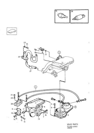 B200E, B230E Brandstoftoevoer