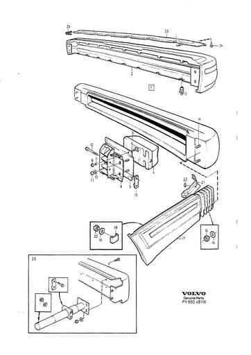 Achterbumper na 1987