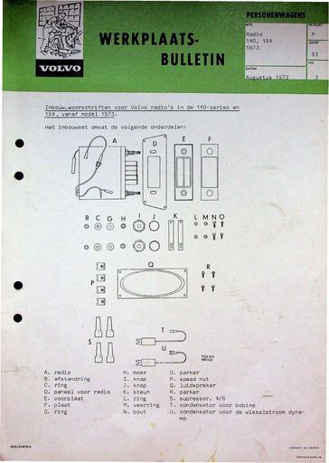 140, 164 Radio montage '73