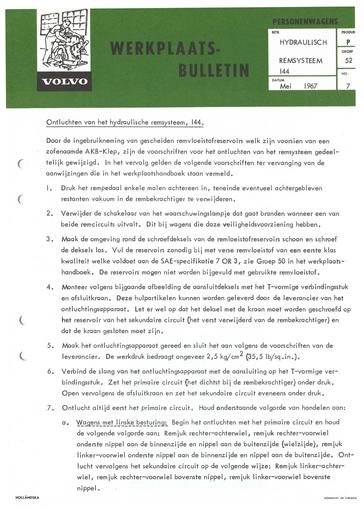 Bulletin Ontluchten rem 144 Mei '67