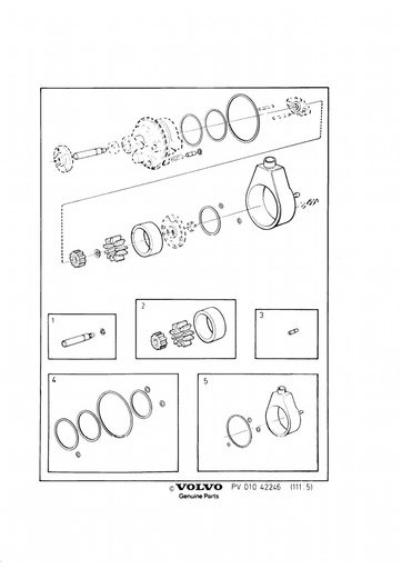 Servo pomp Reparatiesets