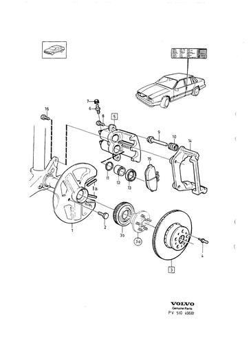 Voorrem Geventileerd Girling excl ABS