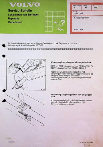 Bulletin 480 Koppelingskabel Juni'89
