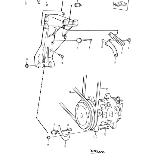 4 cilinder Airco Compressor