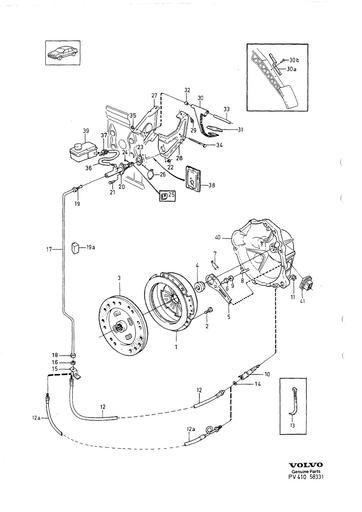Koppeling LHD 4 cyl D24, D24T
