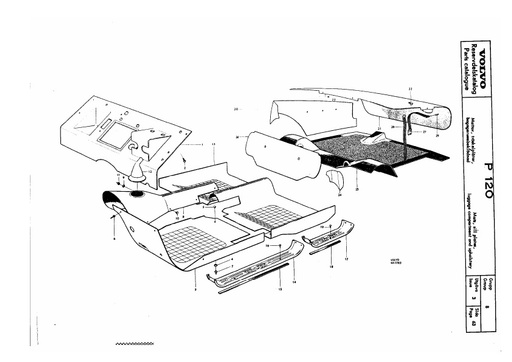 Bekleding matten drempel en schutboard