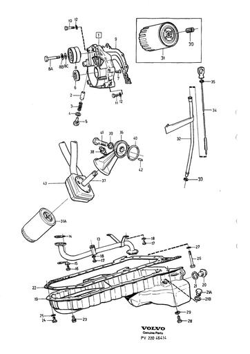 D24, D24T, D24TIC Oliekoeling
