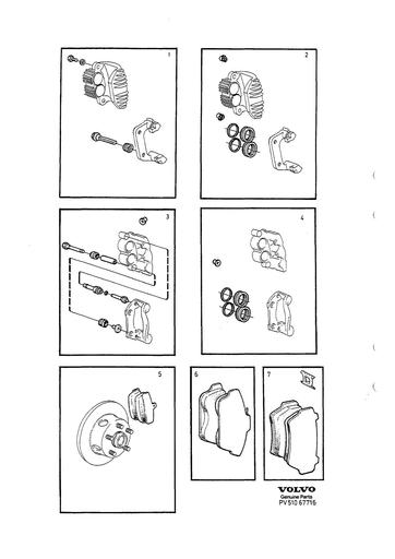 Voorrem Reparatieset
