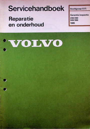 Garantie inspectie 1985
