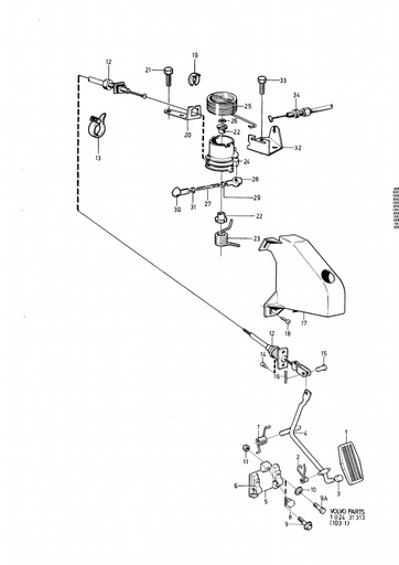 B17A, B19A, B21A, B23A Carburateur aansturing