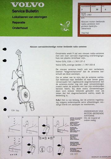 740 760 Radio antenne motor '85