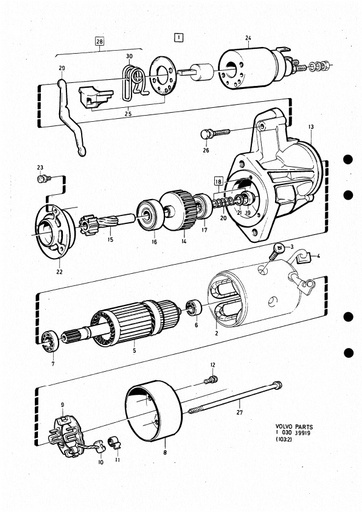 DSL Startmotor Hitachi
