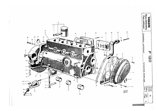 Motorblok zuiger