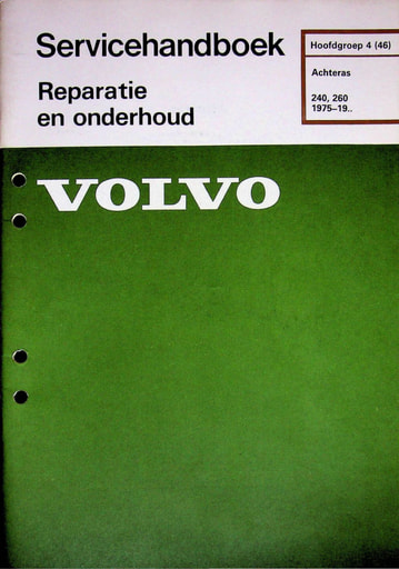 Servicehandboek Achteras '75