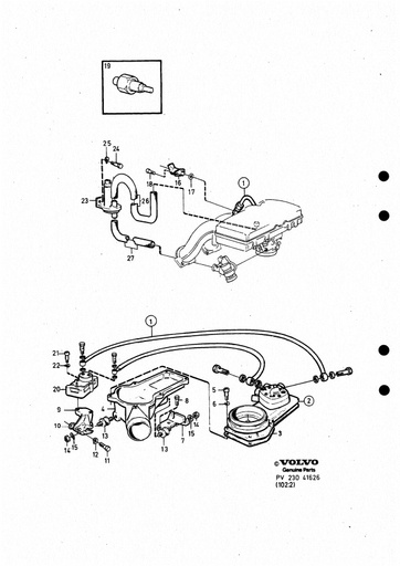B200E, B230E Brandstofsysteem