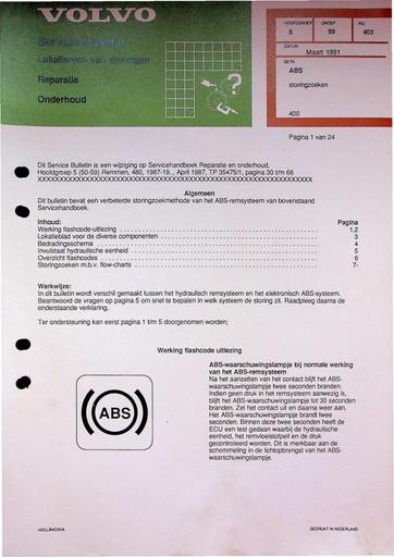 Manual 400 Storing ABS Mrt'91