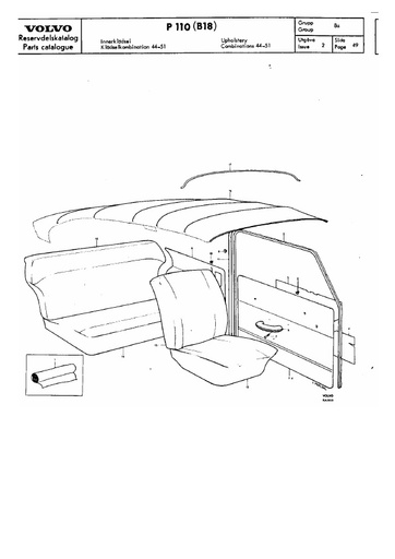 PV 544 Bekleding combinatie 44 51