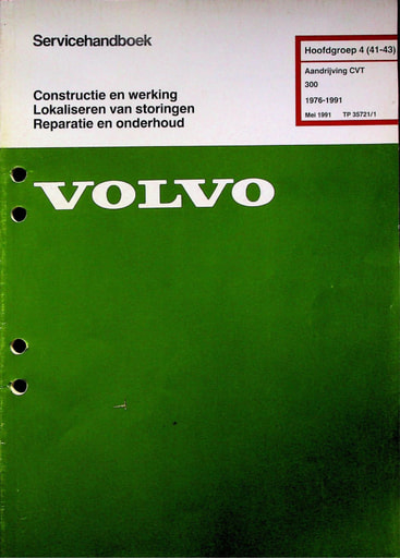 Rep  Onderh  Aandrijving CVT '76 '91