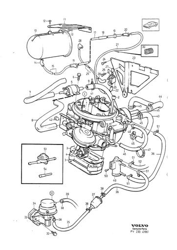 B230K Carburateur, brandstofpomp