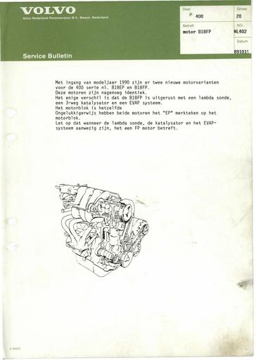 400 Bulletin B18FP Oct'89
