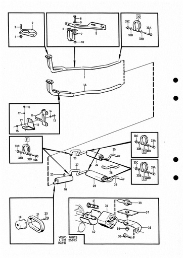 B21  1975 Uitlaatsysteem