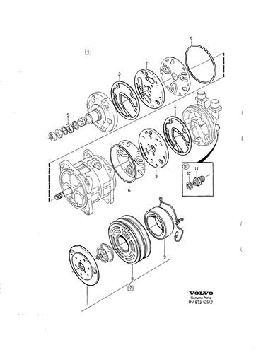 Compressor 1324630, 1395590, 3513066