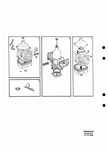 Reparatieset Carburateurs