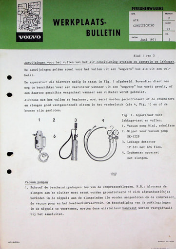 Bulletin Airco 140, 160 '71