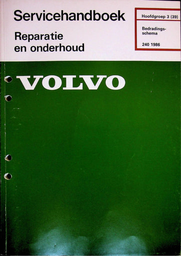Rep  Onderh  Bedradingsschema's '86