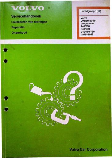 200, 300,700 Onderhoudsprogramma '75 '88