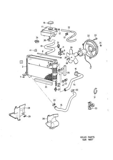 Koelsysteem B18 Carb, B18U CH 072288