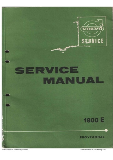 Service Manual 1800E