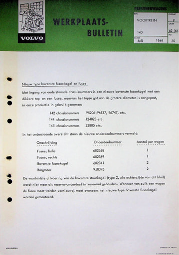 Bulletin Voortrein 140 '69