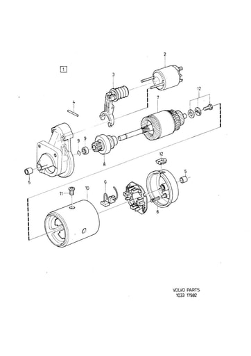 B172 Valeo Startmotor
