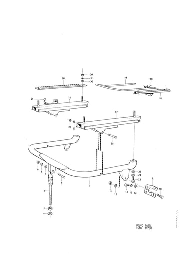 Stoelframe zonder hoogte CH  132566