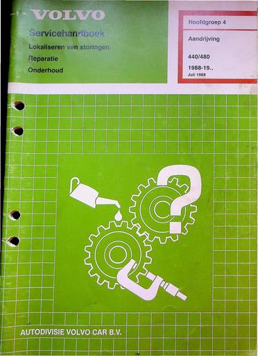 Manual Aandrijving 440, 480 '88