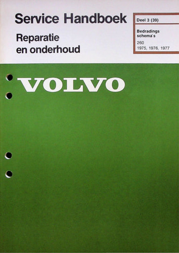Rep  Onderh  Bedradingsschema's 260 '75, '76, '77