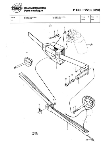 Ruitenwisser mechanisme Elektrolux