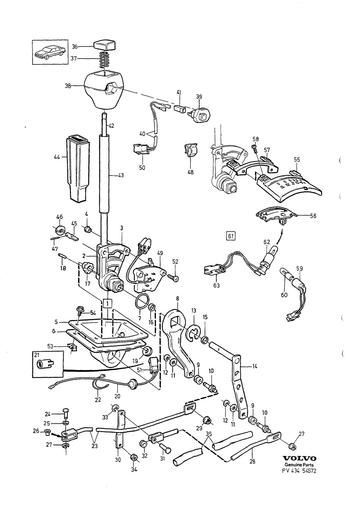 AW71  1990, Versnellingspook