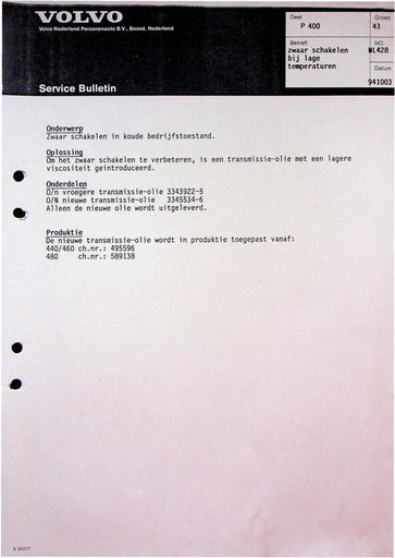 Bulletin 400 Zwaar schakelen Okt'94