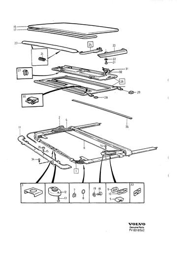 Dakraam slotmechanisme