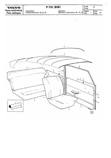 PV 544 Bekleding combinatie 52, 53, 55