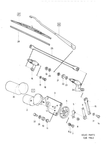 Ruitenwisser mechanisme