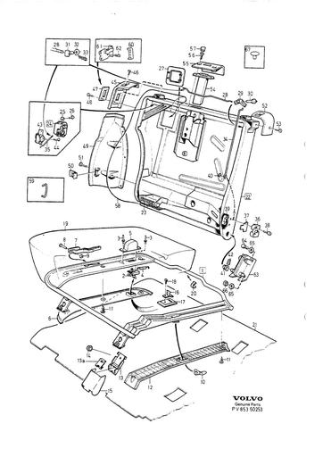Achterbank rechts 5 drs 1990